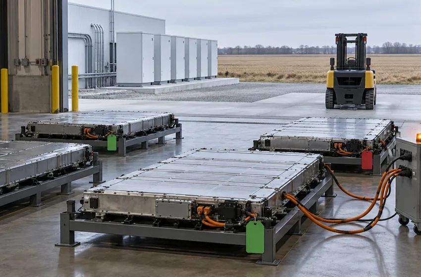 Redwood Will Collect Retired Rivian Packs for Storage or Recycling, Building on 10 MWh at the Normal, Illinois Plant